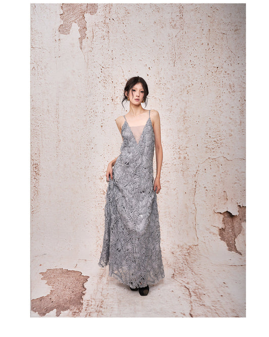 Fab Halter-Neck Maxi Dress