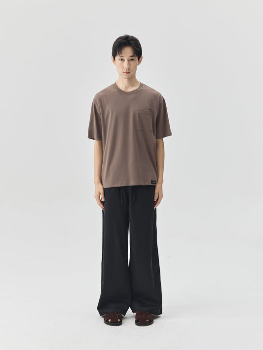 Solid Pocket Short-Sleeve T-Shirt