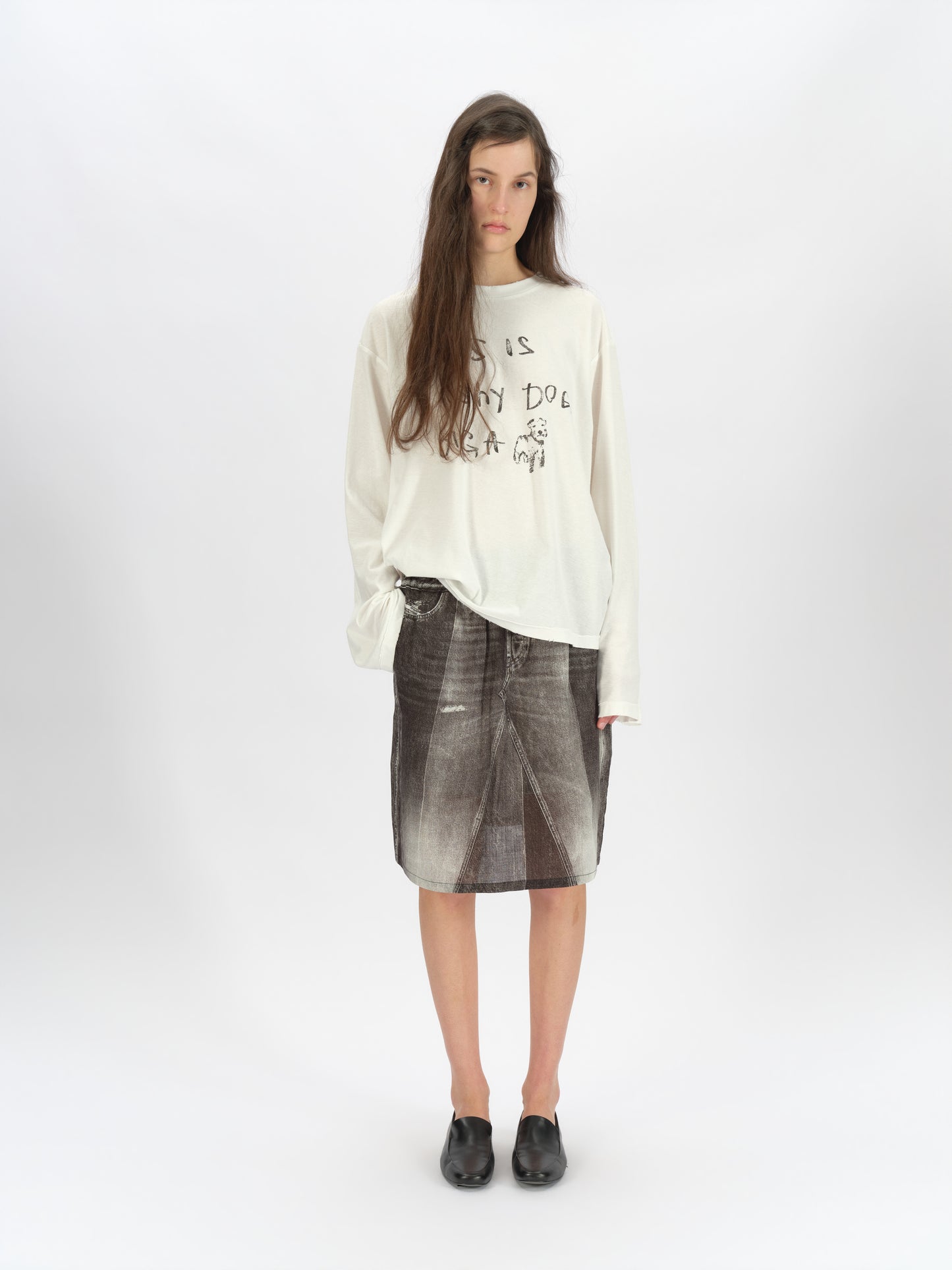Olga Dog Print Tee