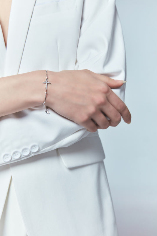 LUZ Series - Light Bracelet - Diamond (Silver)