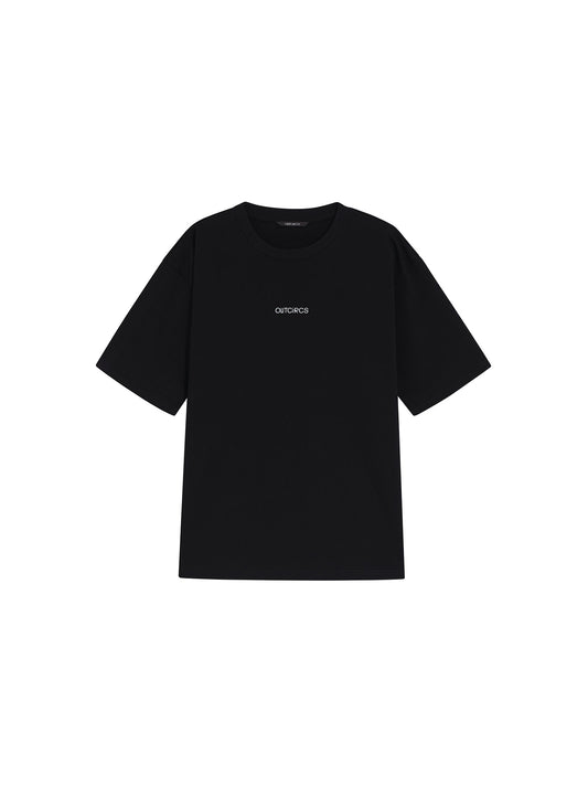 Slogan Print Boxy-Fit T-Shirt