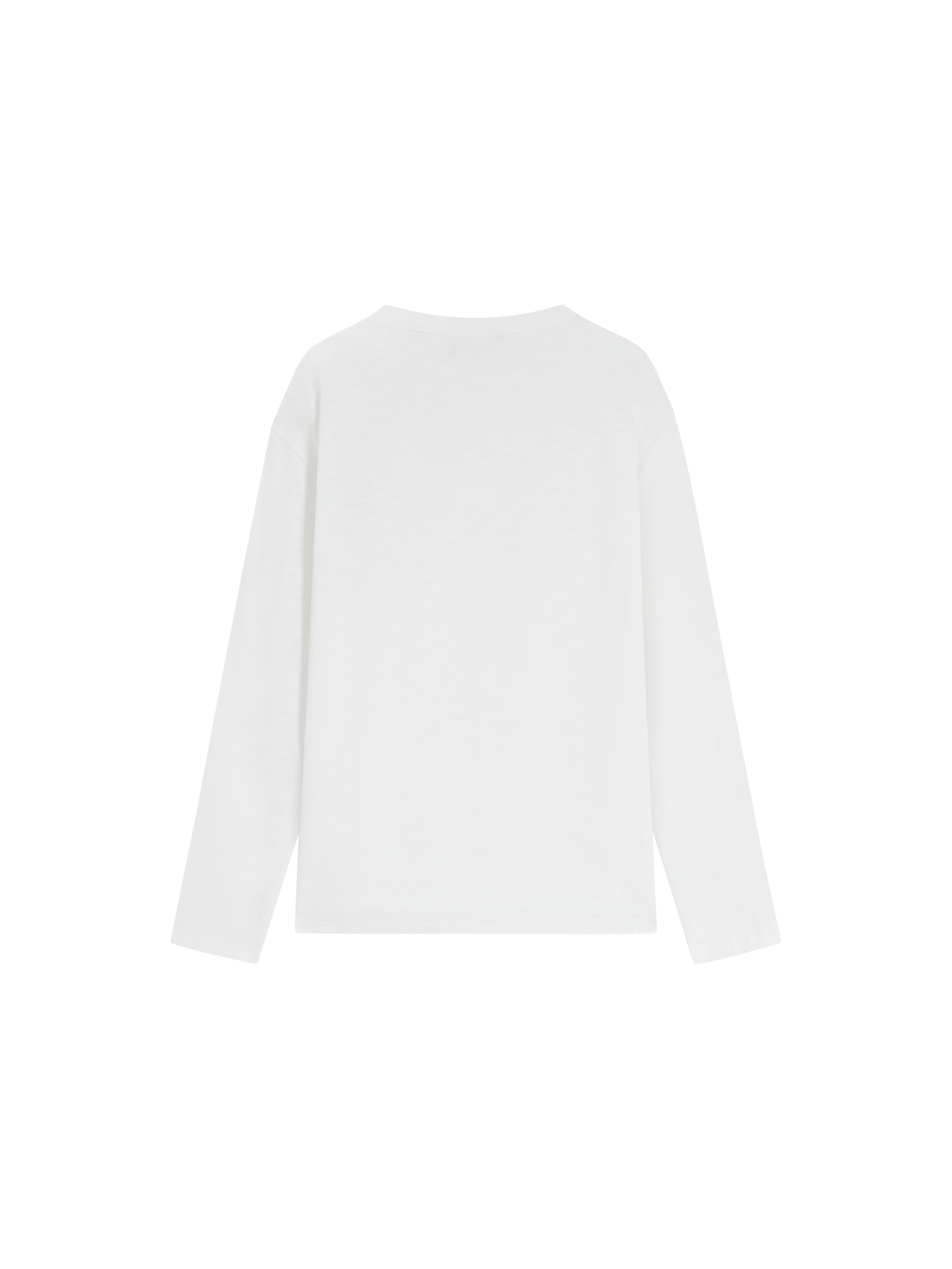 Slub Cotton Logo Long-Sleeve T-Shirt