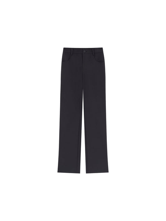 Minimal Slim Straight-Leg Trousers