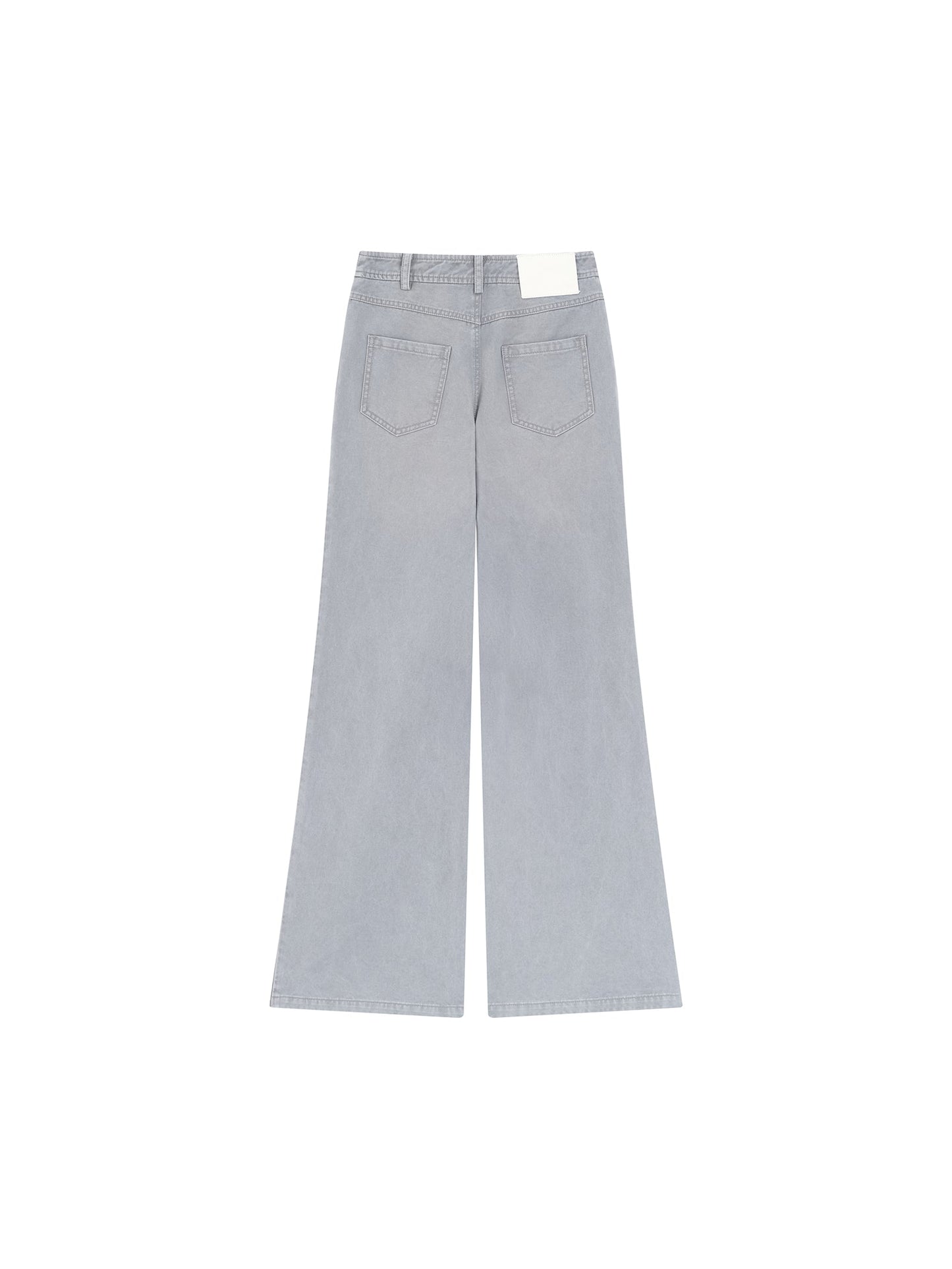 Snow Pattern Grey Jeans
