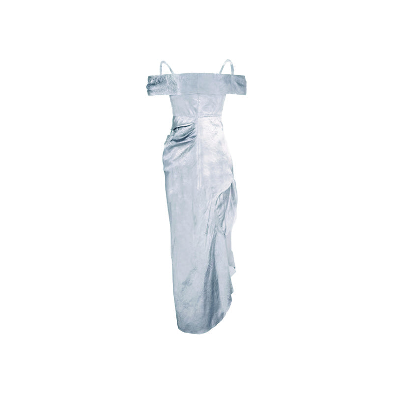 Magic Whisper Off-Shoulder Maxi Dress with Detachable Straps