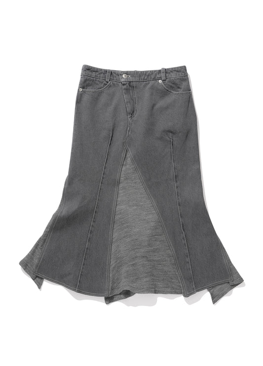 Layered Hybrid Skirt Ash