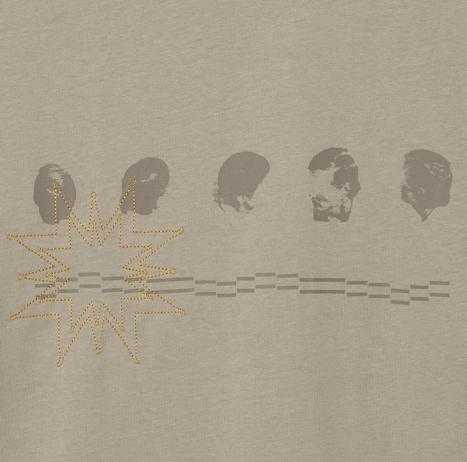 Regular Around Layer Long Sleeve Ash Khaki