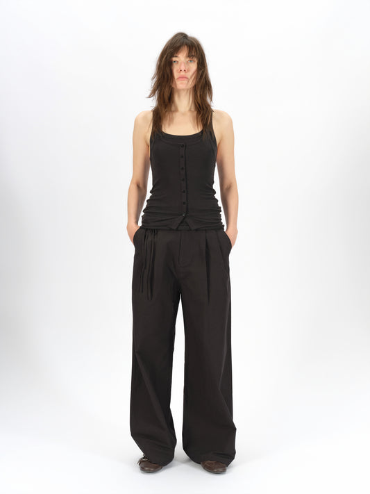 Double-Layered Placket Tank