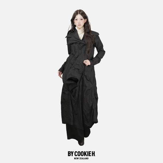 Angular Asymmetric Coat
