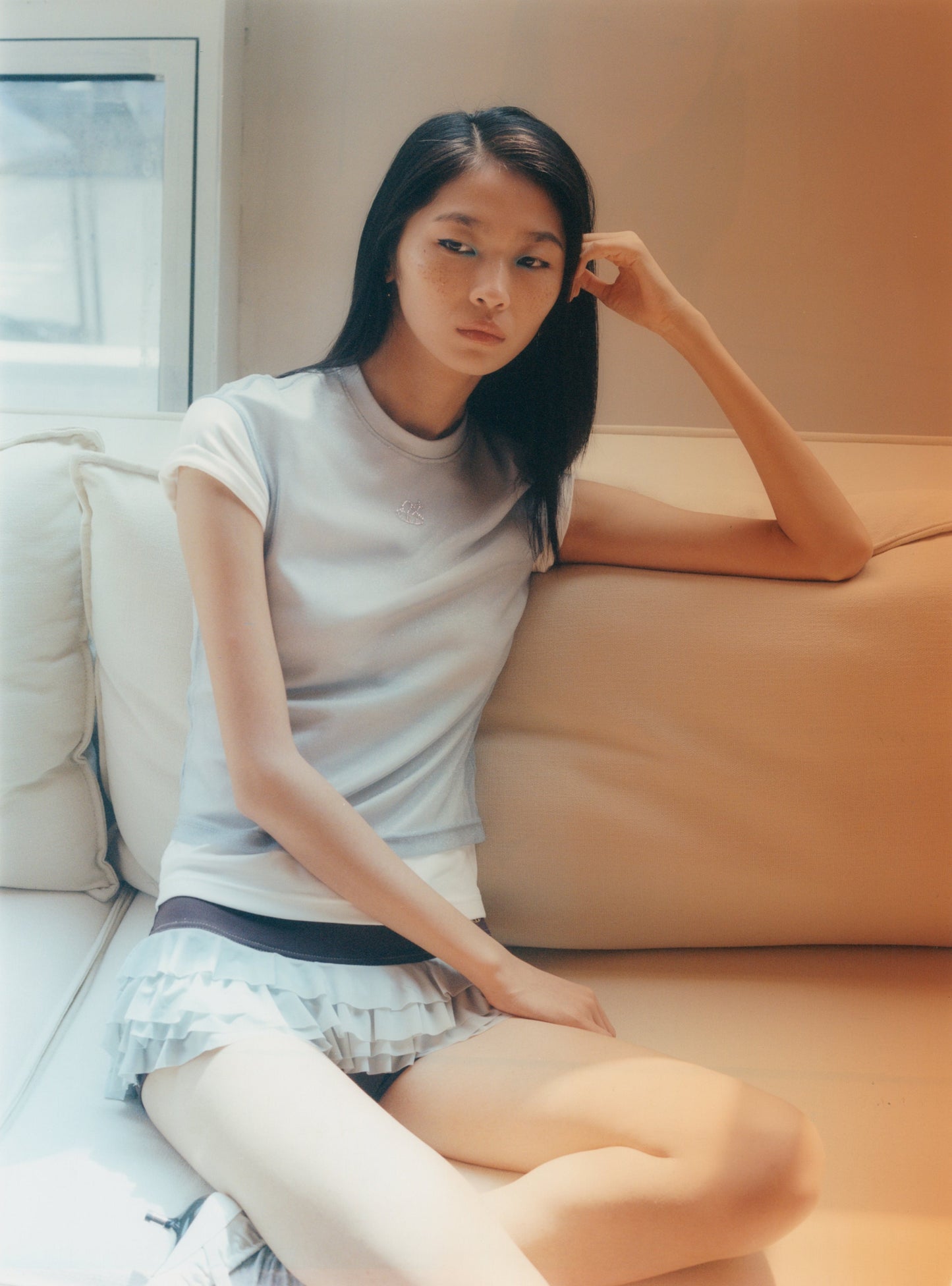 "Clean but Glitter" Misty Blue