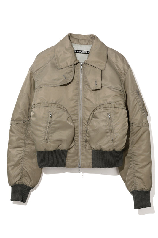 Padded Quad Bomber Jacket, Queasy