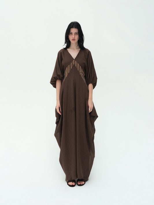 Umber Elegant Dress