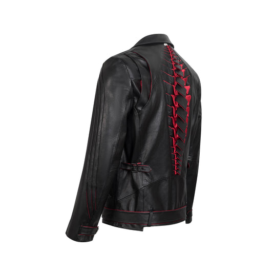 Dragon Skeleton Leather Jacket