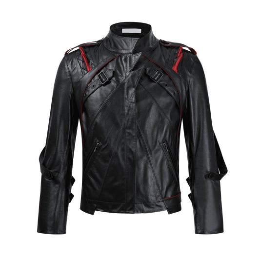 Snake Spike Leather Jacket