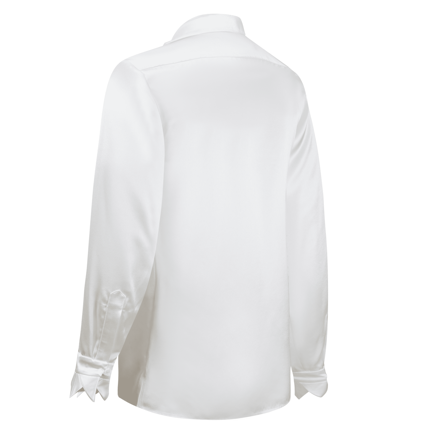 Crown-cuff Men's Shirt White