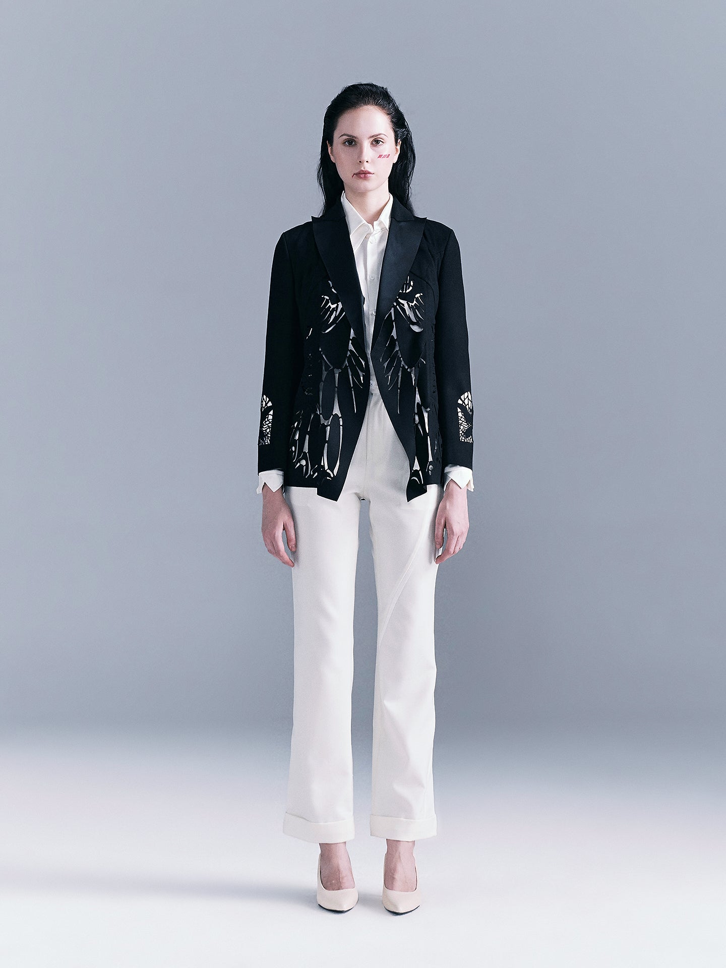 Butterfly Cutout Woman's Blazer