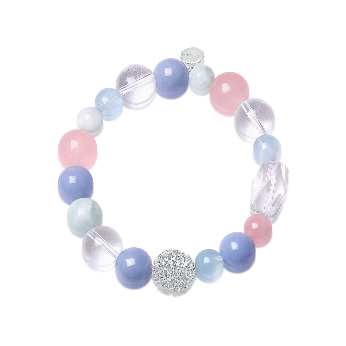 Luminous Multi-Gem Beaded Bracelet
