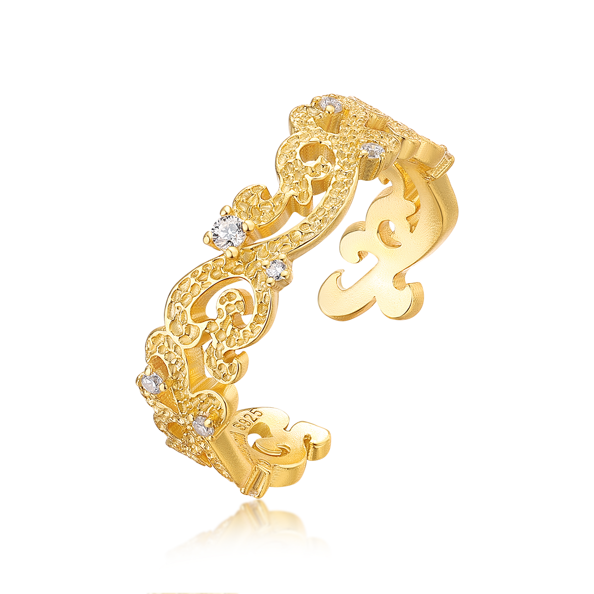 Vine-Set Ring(Gold)