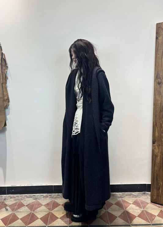Witch hoodie wool coat 2.0