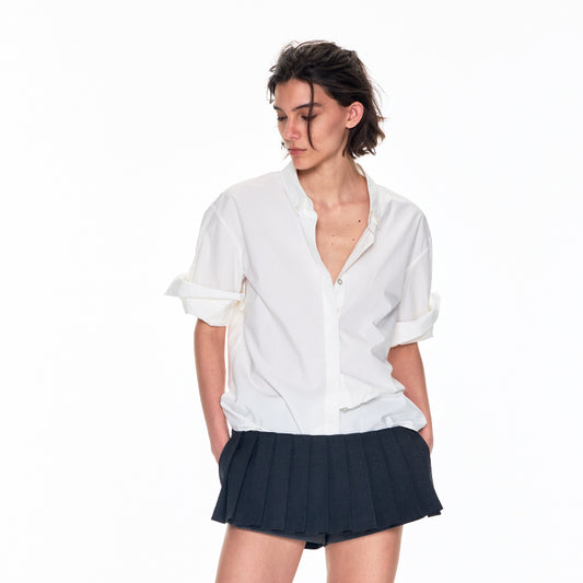 002RELAX CRAFTED ROLL UP SHIRT