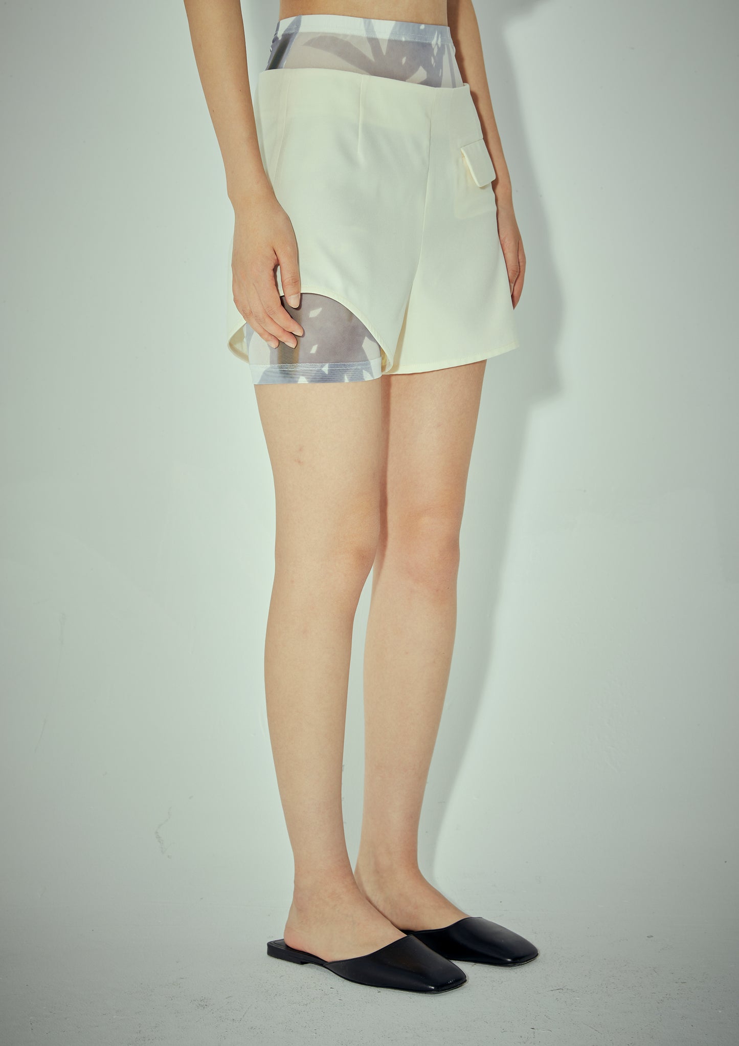 Printed Irregular Shorts