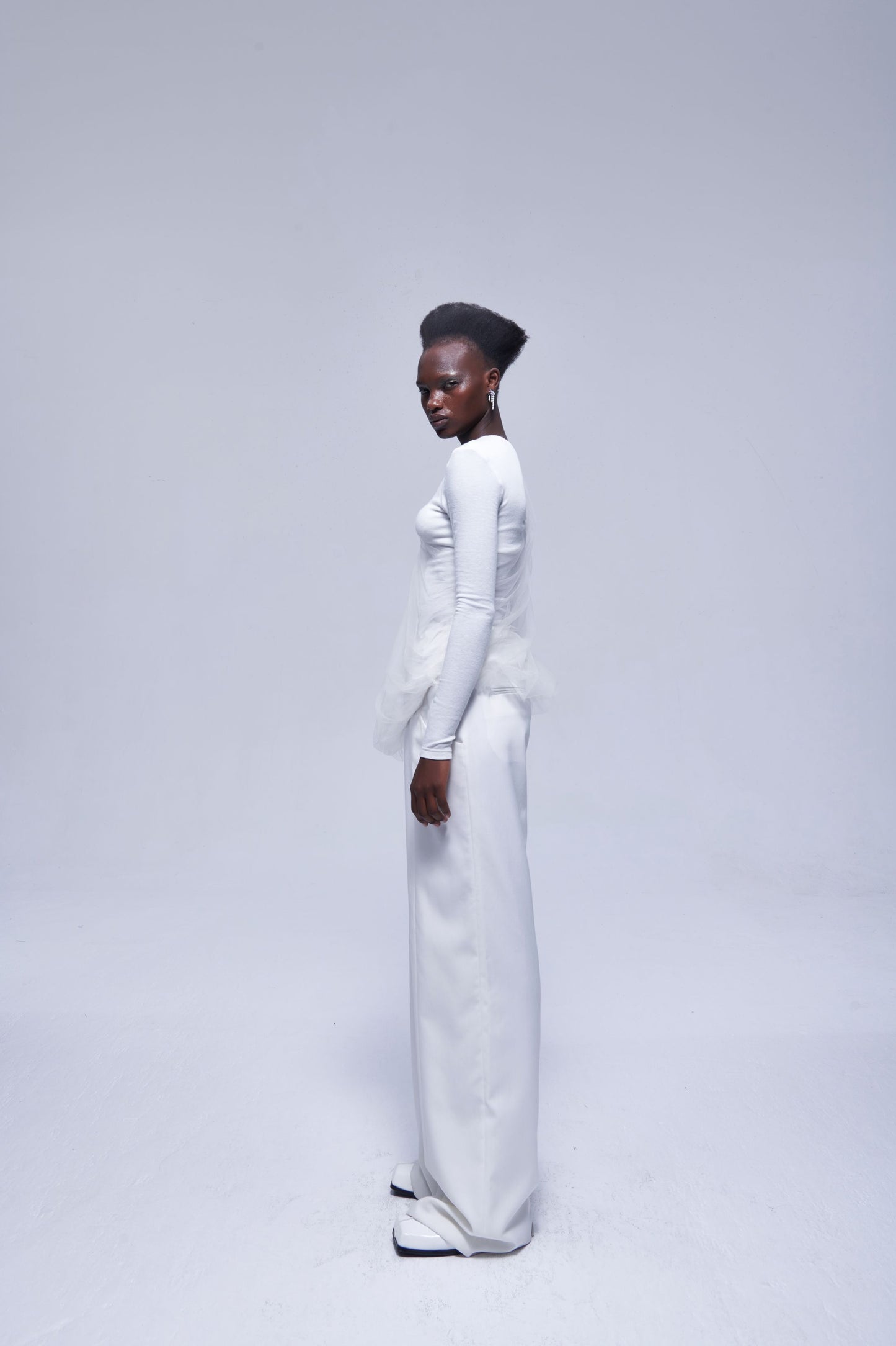 Spliced Solid Color Top