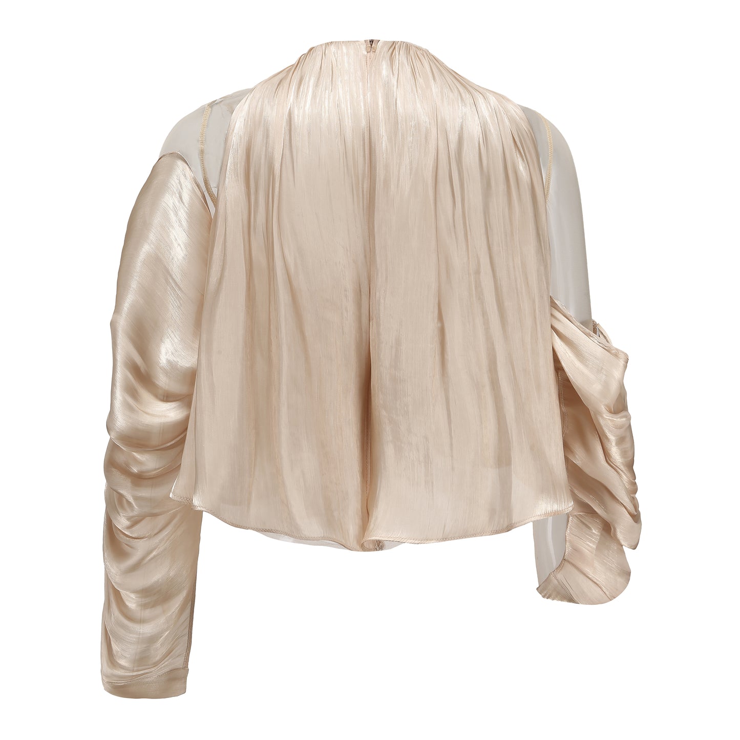 Tailored Pleated Hand-Sewn Top