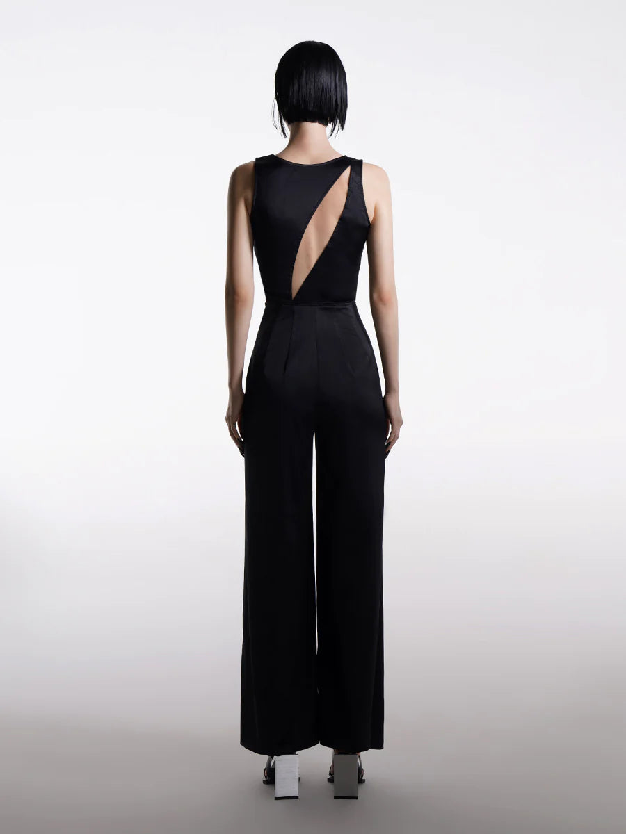 CUT-OUT DETAIL JUMPSUIT