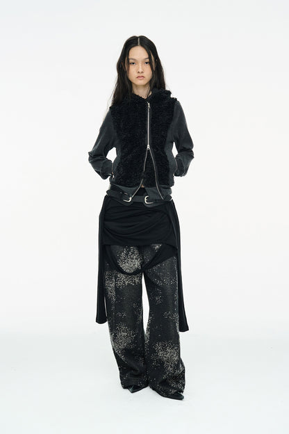 SNOW WIDE PANTS / BLACK