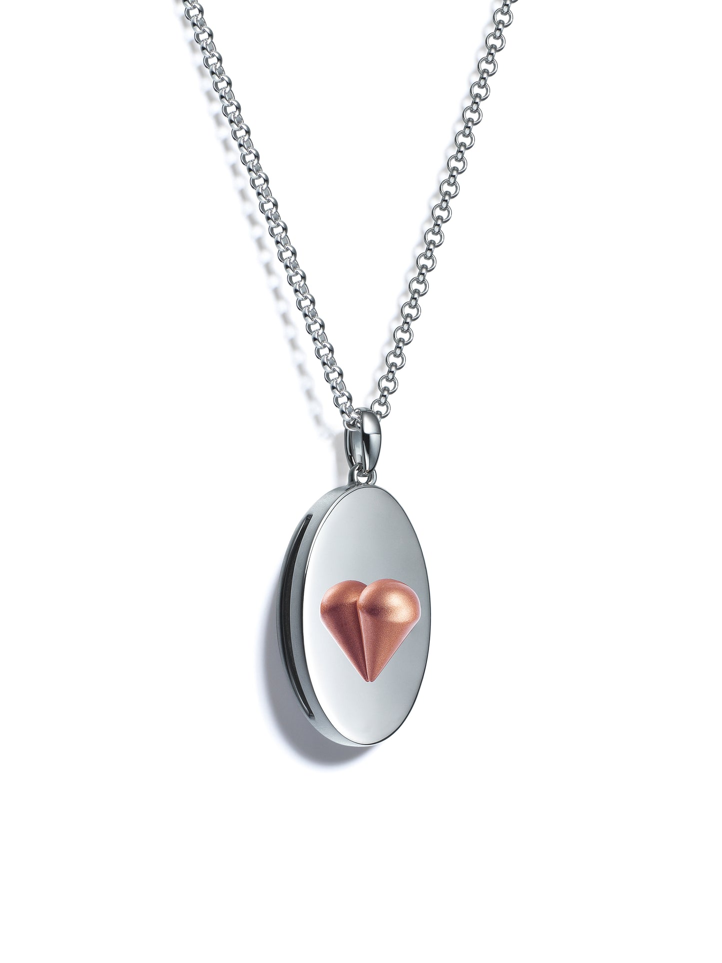 Mirroring Heart Necklace