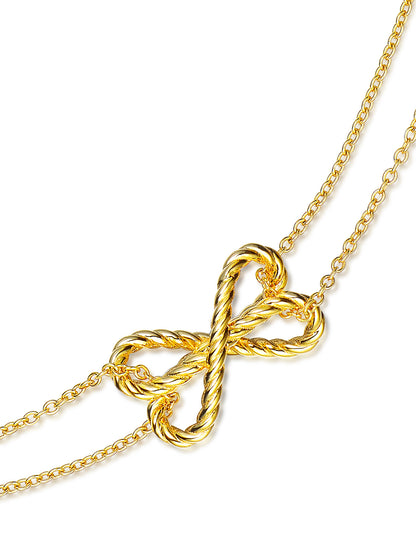 Twine Bow Necklace