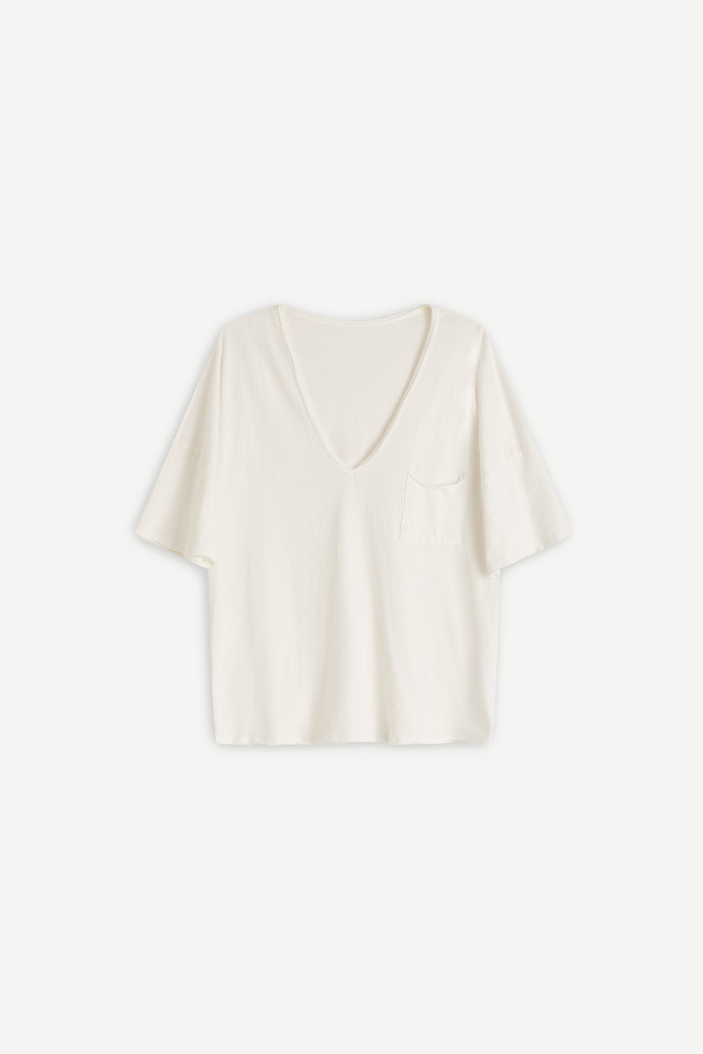 The Essential Deep V-Neck Tee