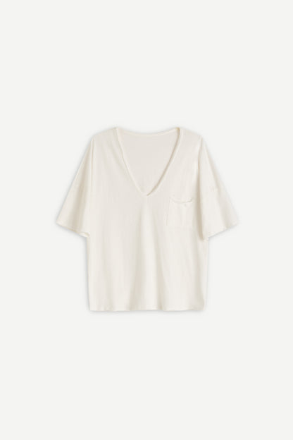 The Essential Deep V-Neck Tee