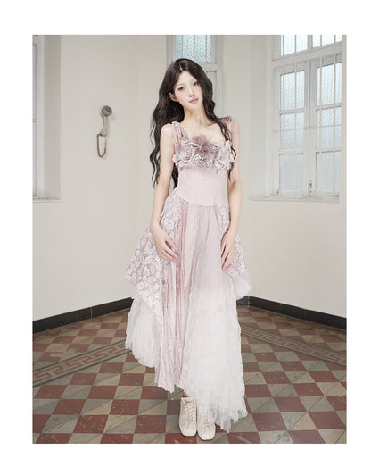 Xiomara 4.0 Slip Mesh Dress – Full Moon 2.0 Edition Tea-Dyed Ombre Taro Purple