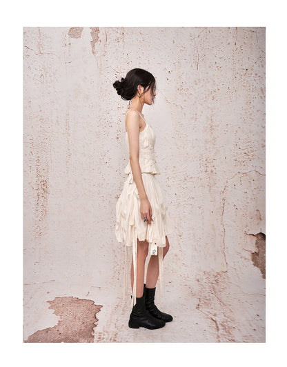 Elf Mini Skirt White