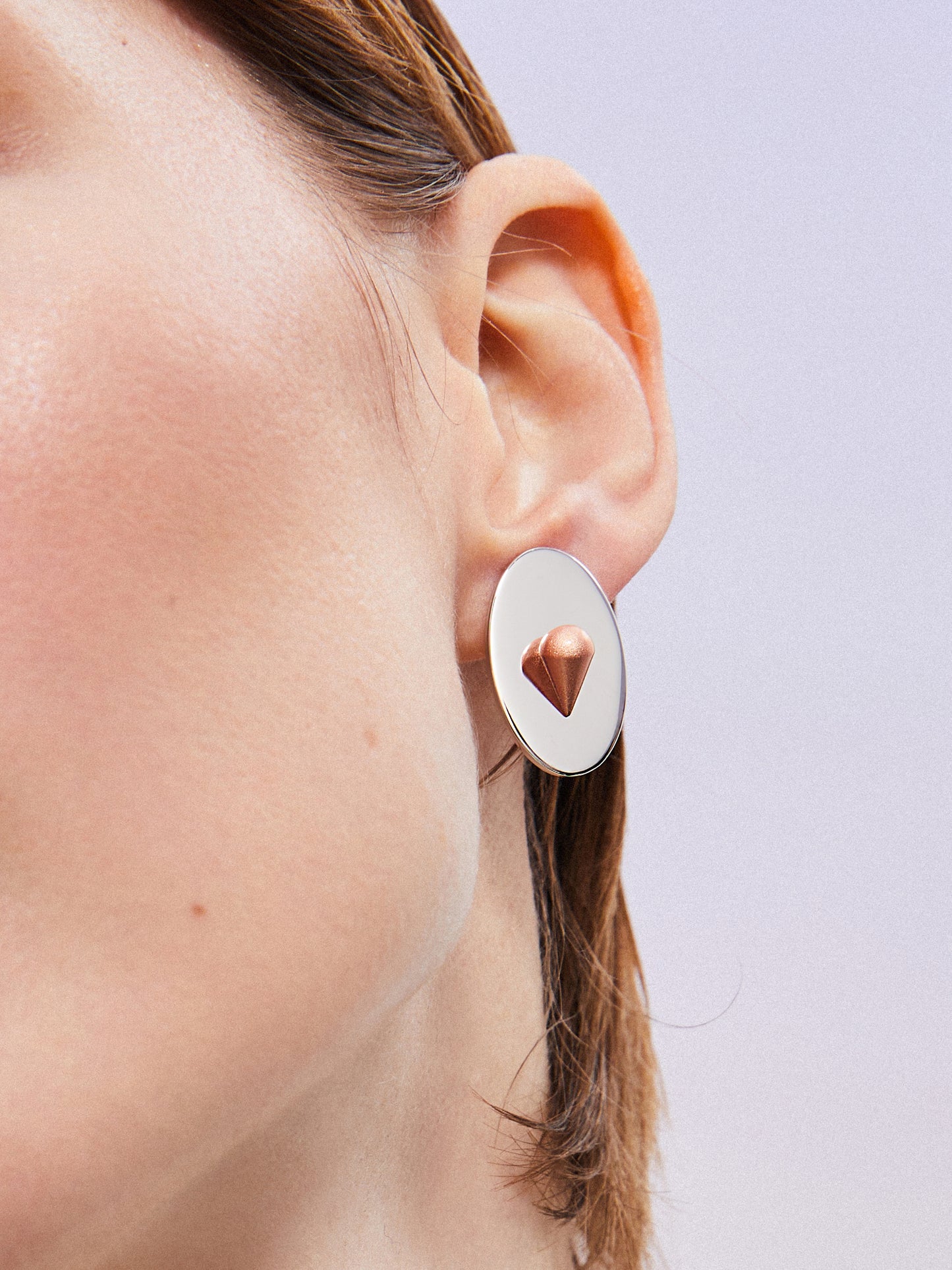 Mirroring Heart Earrings