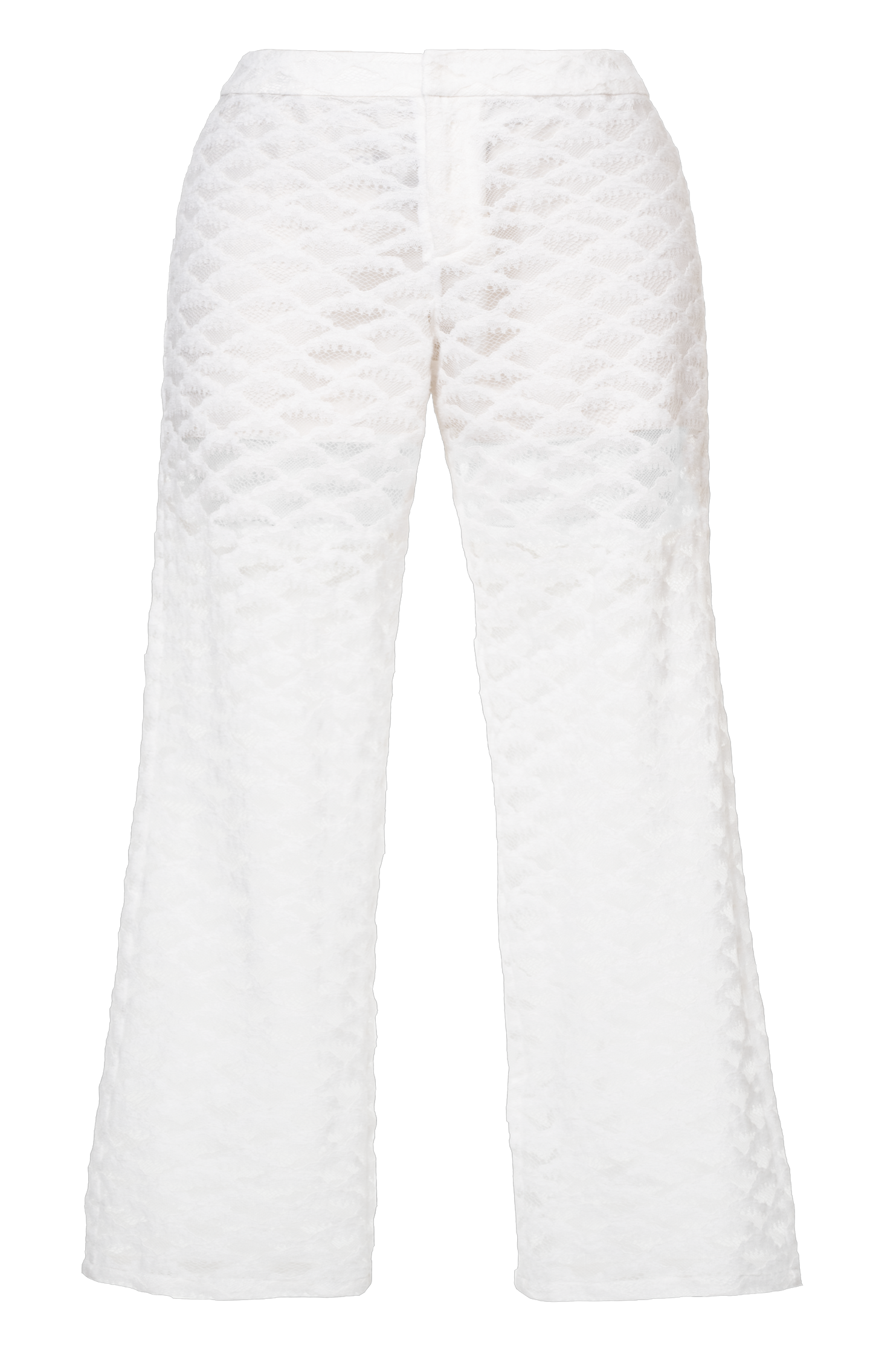White Lace Trousers