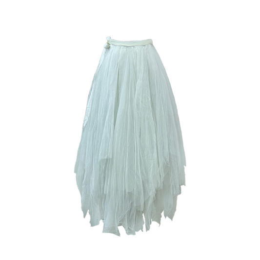 Forest Elf Tulle Skirt Washed Dyed Tiffany Blue