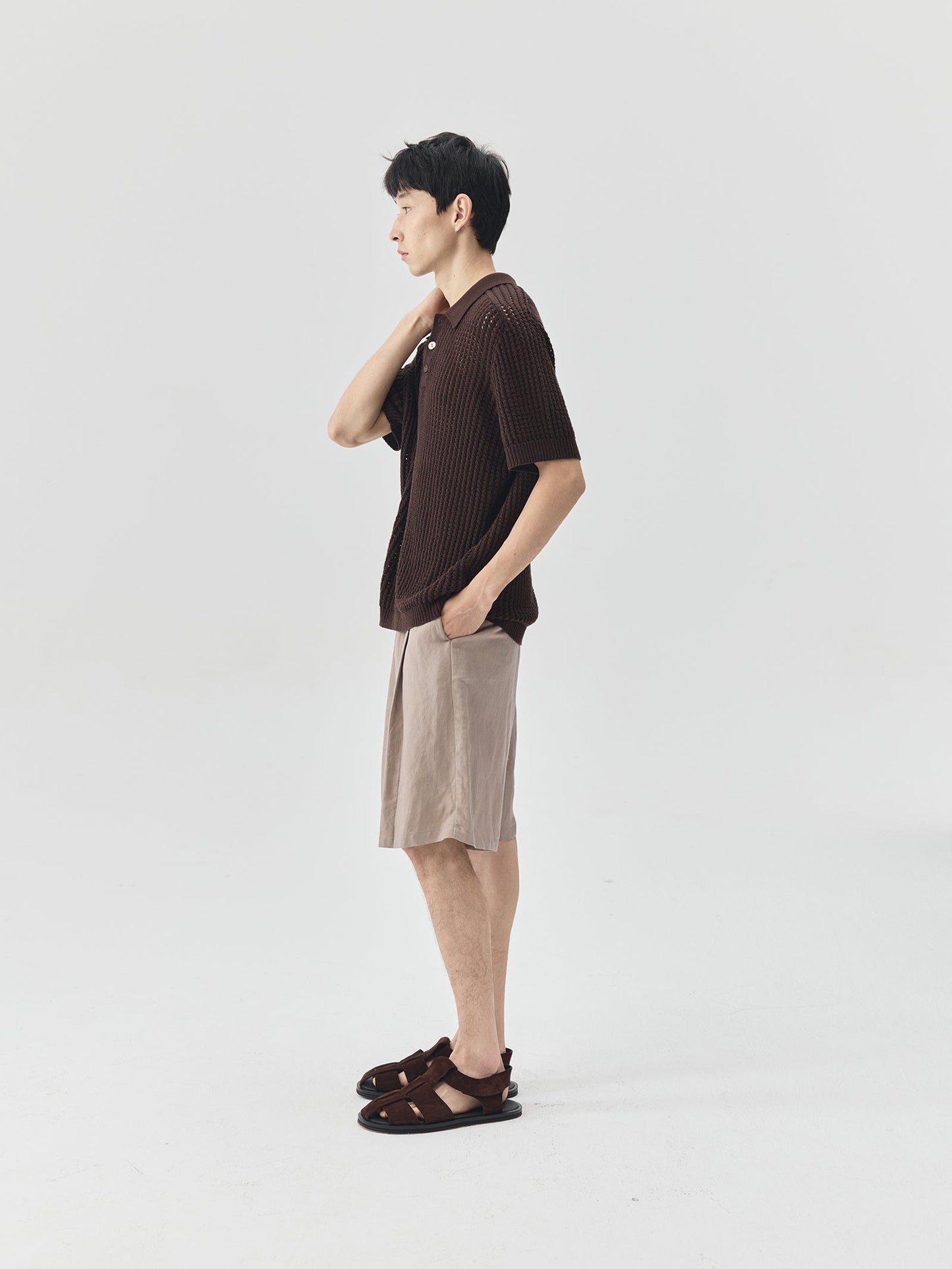 Knitted Polo Shirt