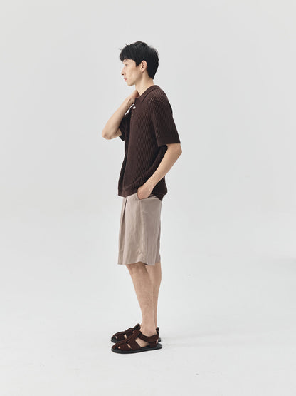 Knitted Polo Shirt