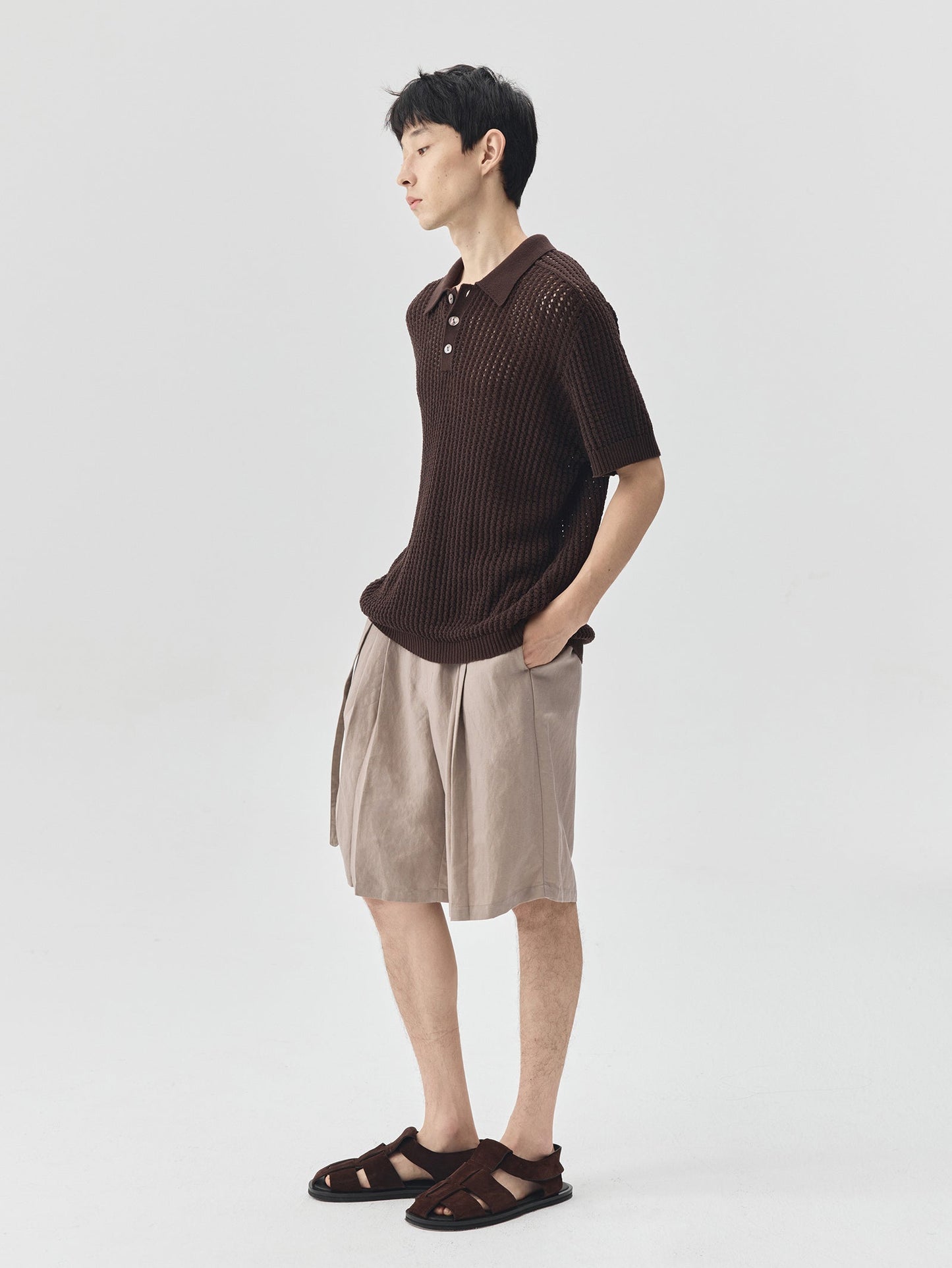 Knitted Polo Shirt