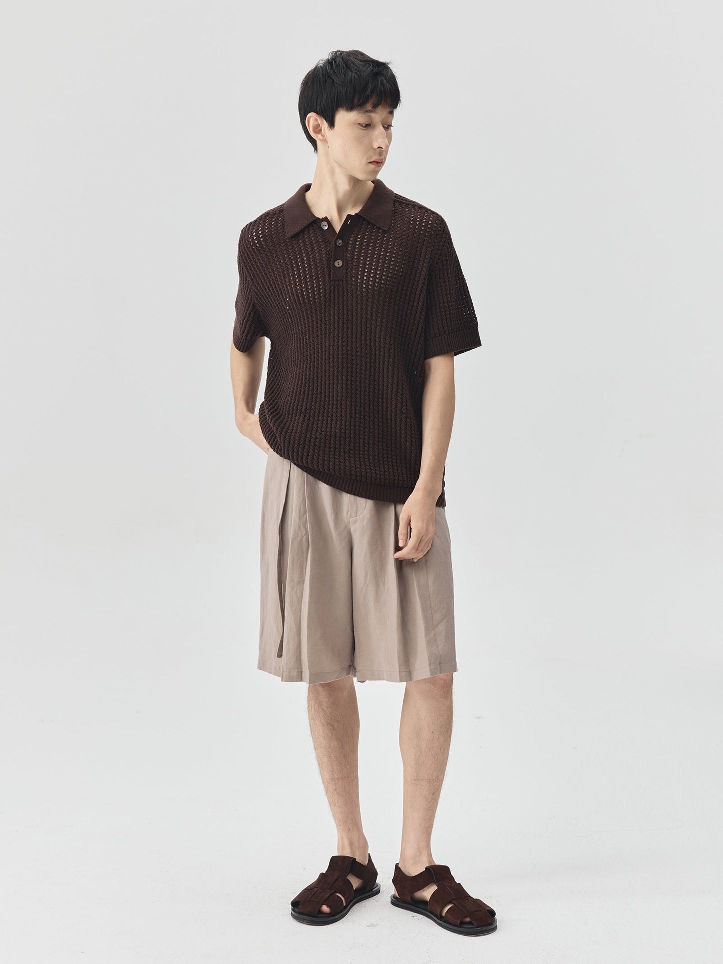 Knitted Polo Shirt