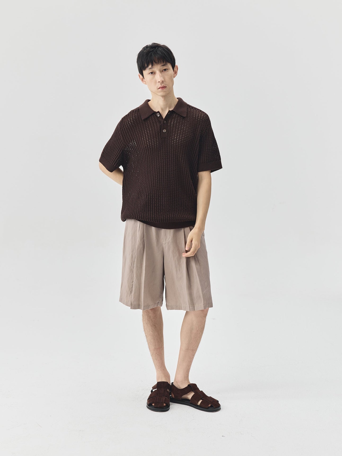 Knitted Polo Shirt