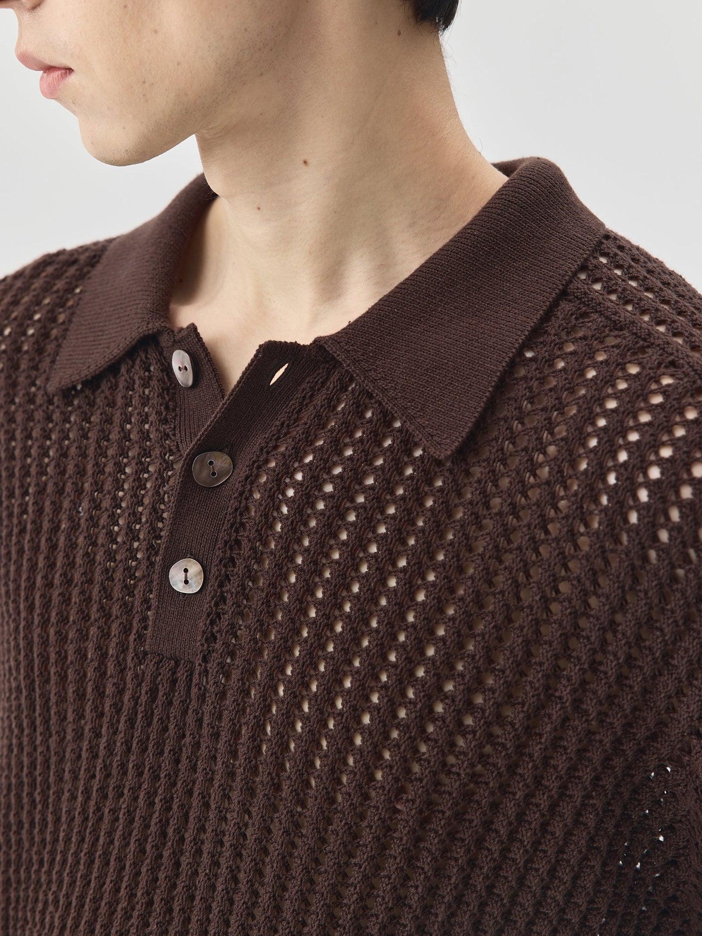 Knitted Polo Shirt