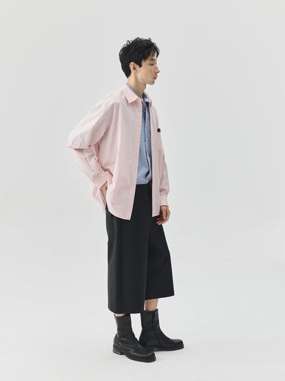 Clean-Cut Mid-Length Shorts