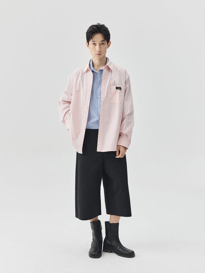 Clean-Cut Mid-Length Shorts