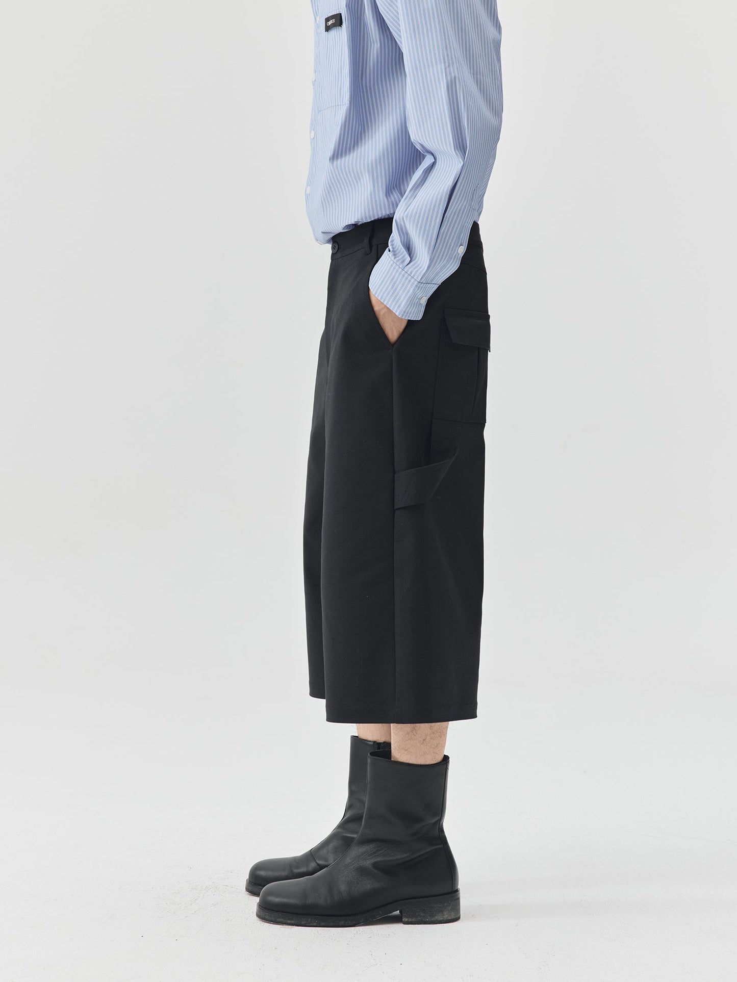 Clean-Cut Mid-Length Shorts