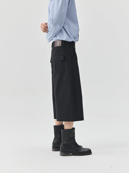 Clean-Cut Mid-Length Shorts