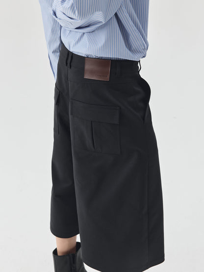 Clean-Cut Mid-Length Shorts
