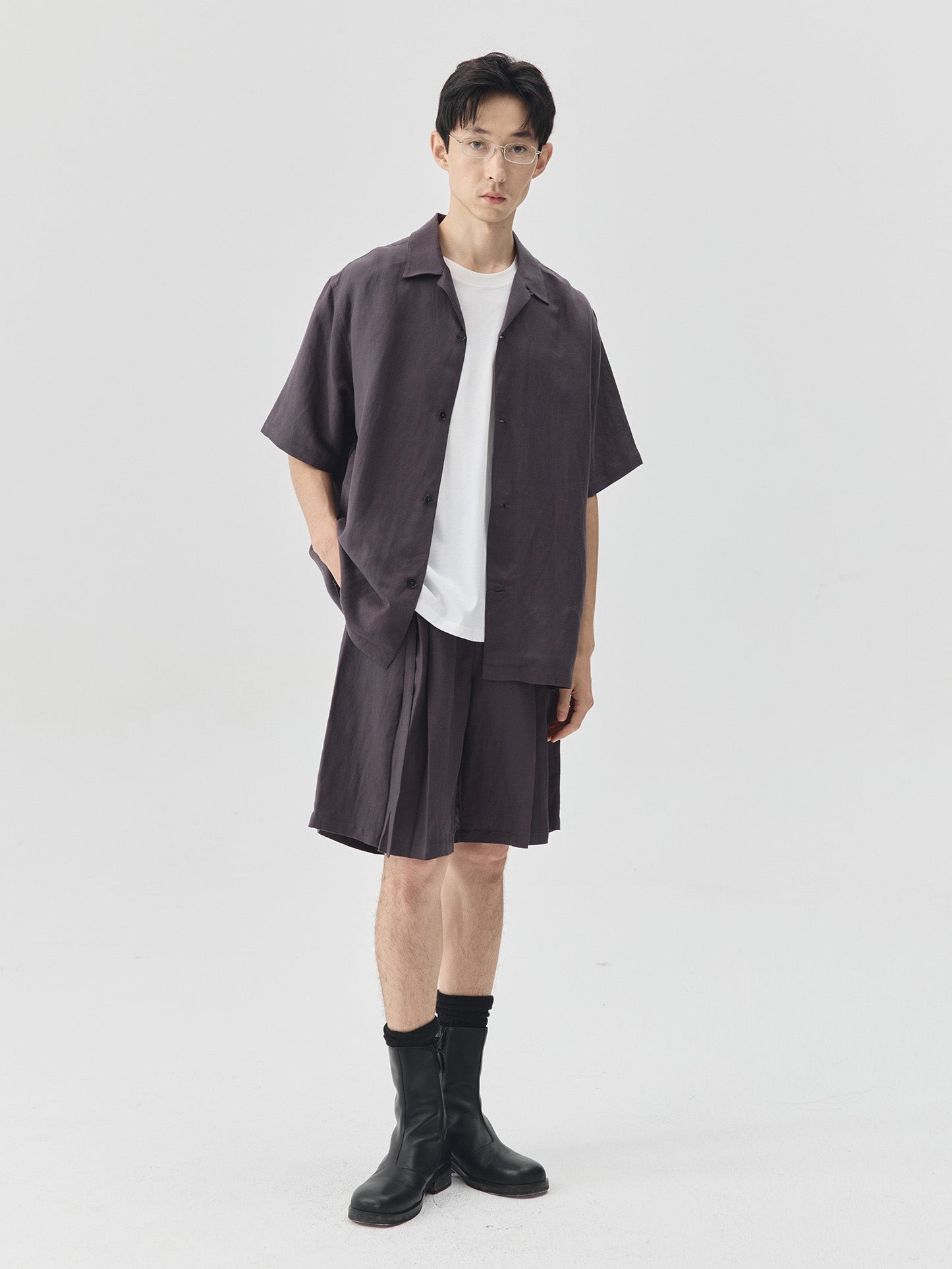 Classic Linen Knee-length Pants